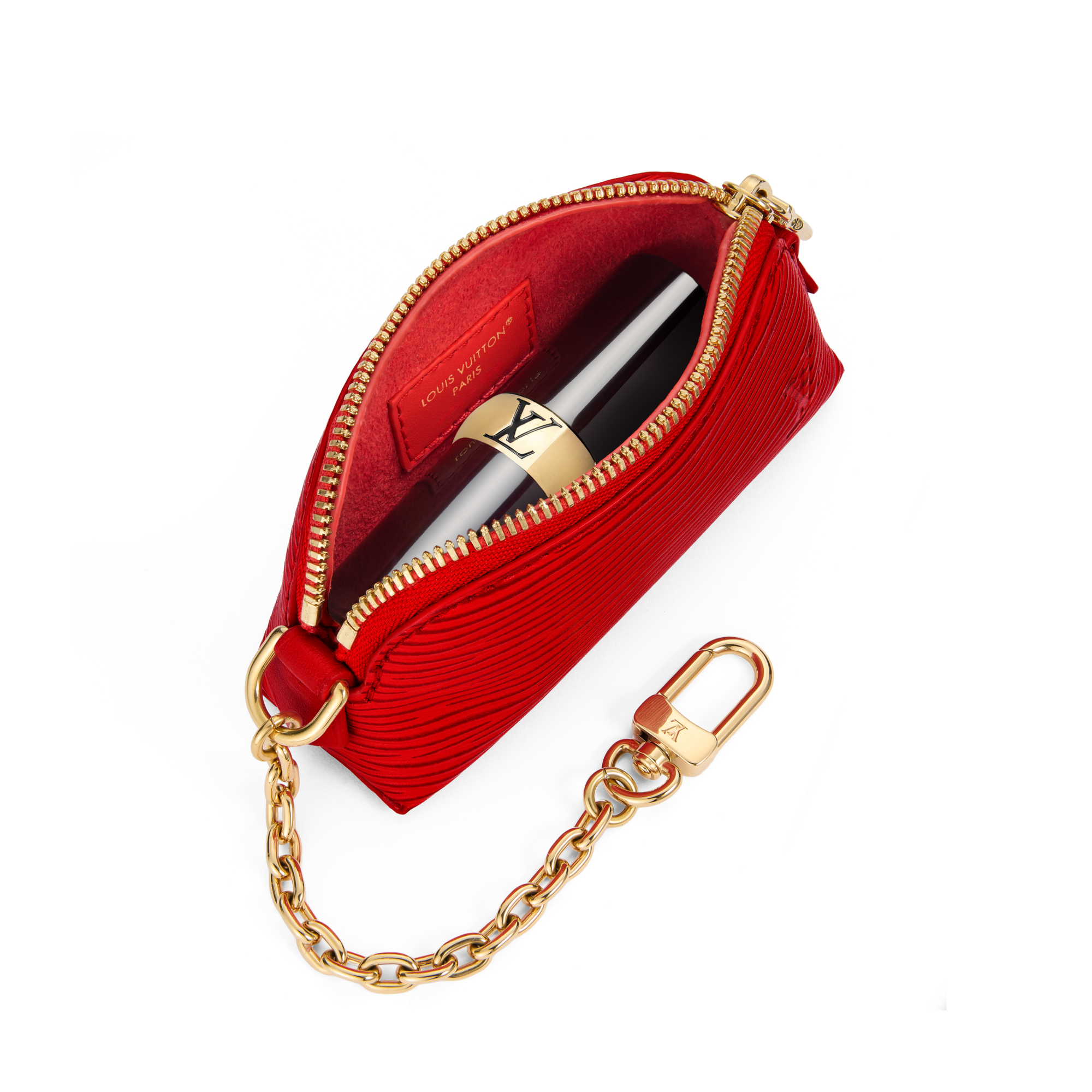Cosmetic Lipstick Pouch Epi Leather - Wallets and Small Leather